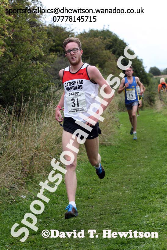 Senior mens relay Sunderland Harriers Open Cross Country. Photo: David T. Hewitson/Sports for All Pics